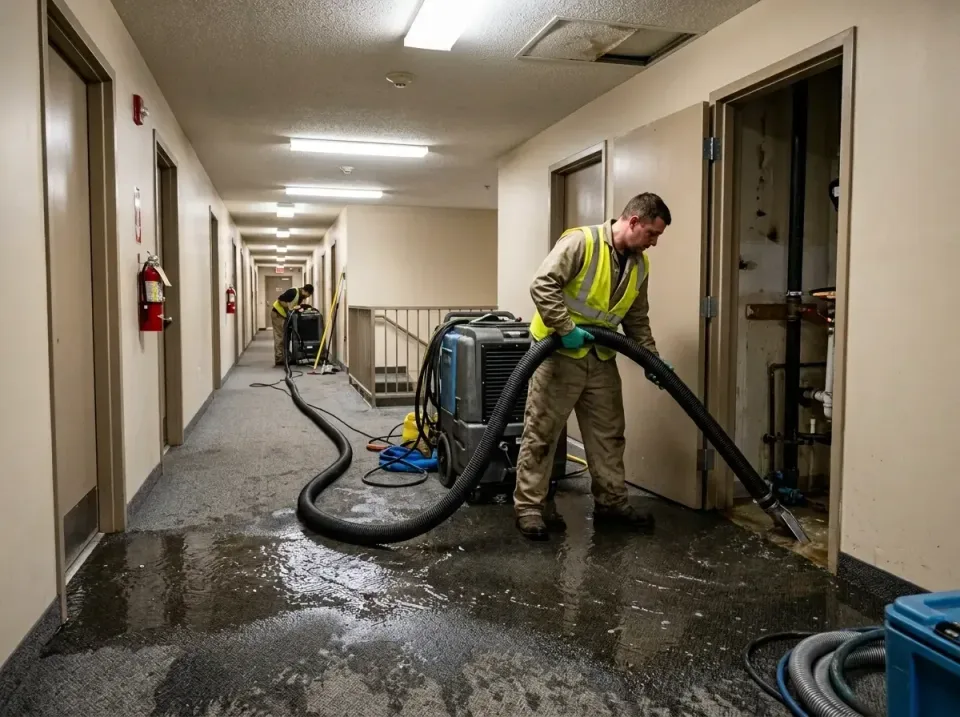multi-unit-apartment-hallway-f-005 — frequently asked questions, Emergency Burst Pipe Water Extraction & Removal in Suisun C…